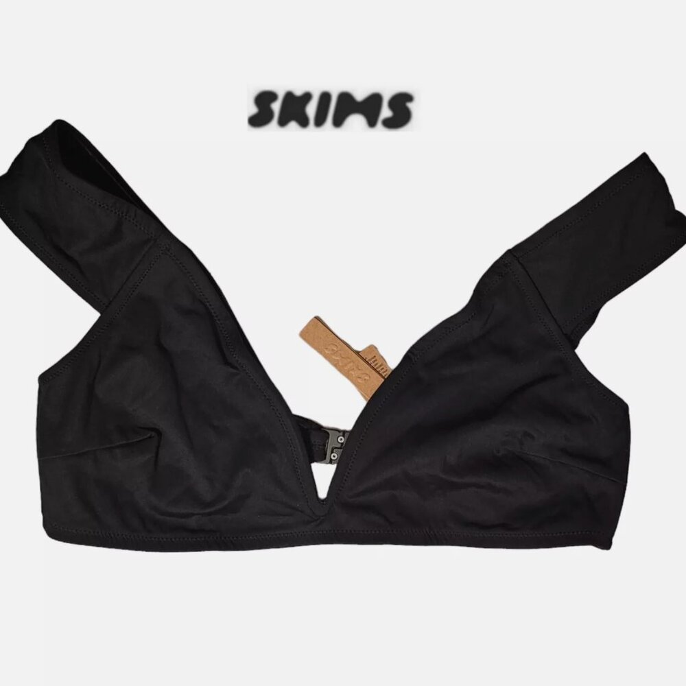 SKIMS SHAPING SWIM OFF THE SHOULDER BIKINI TOP Womens